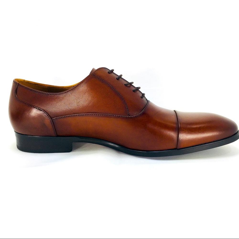 Steve Madden Private Lace-Up Men's Leather Oxfords - Picture 4 of 16